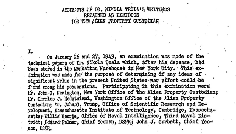 11 Before patenting his UFO Nikola Tesla made direct communication with ET intelligence