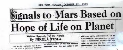 7 Before patenting his UFO Nikola Tesla made direct communication with ET intelligence