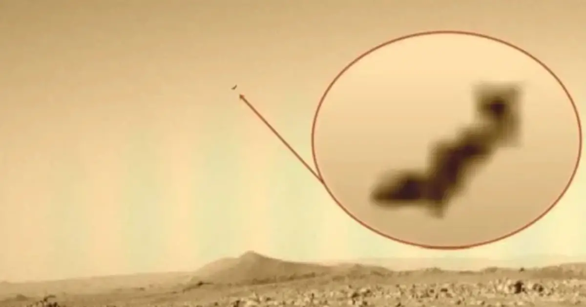 The Perseverance Rover of NASA captured a flying object on Mars.
