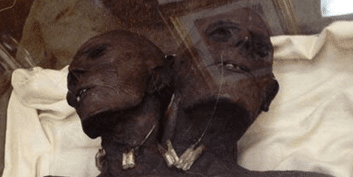 1 Mythical Two Headed Giants Mummified Corpse Found in Patagonia