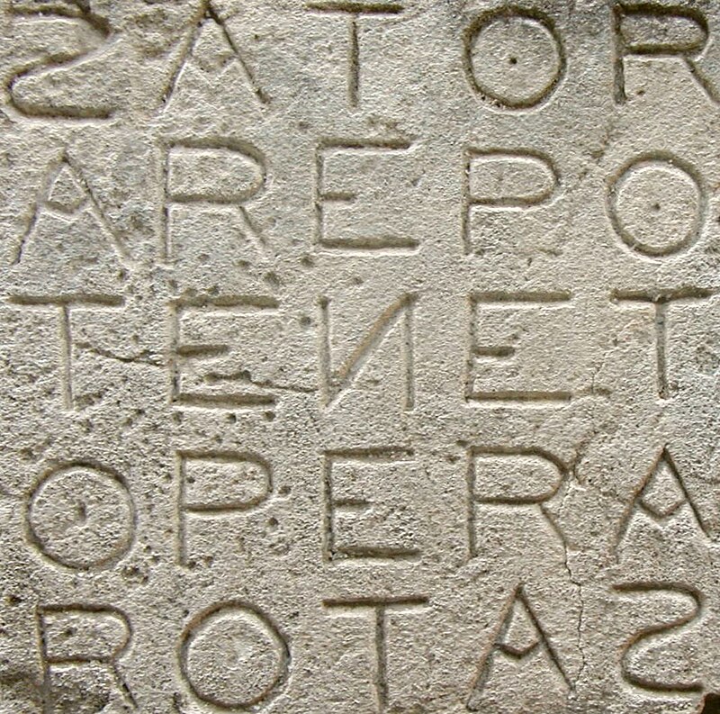 Sator Square at Oppede